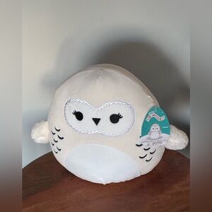 Squishmallows Cream Owl Plush Toy - Soft Kids Stuffed Animal